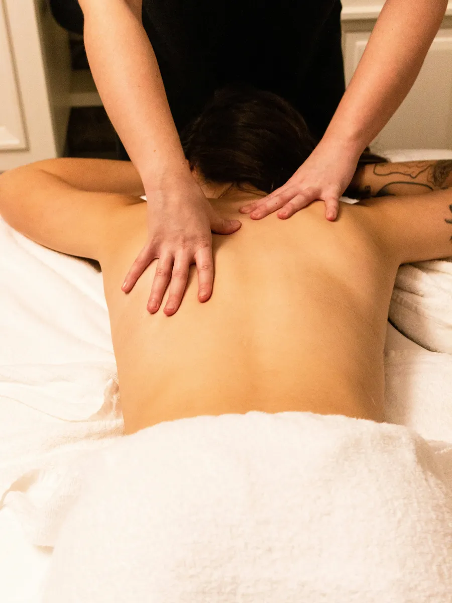 Massage du dos et des épaules